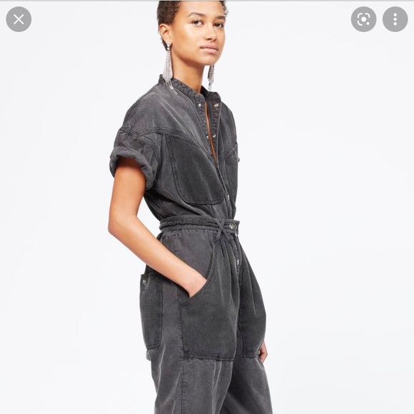 Zara Denim Jumpsuit - Picture 5 of 6